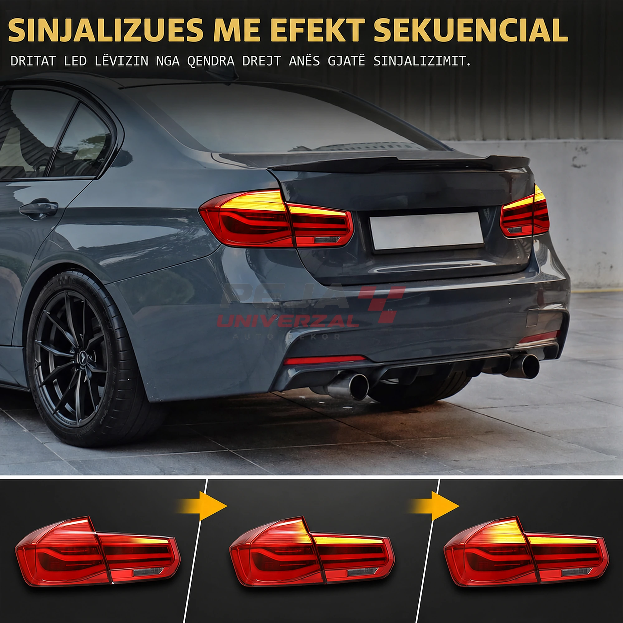 Drita të Pasme BMW Seria 3 F30 – LCI Design Plug & Play