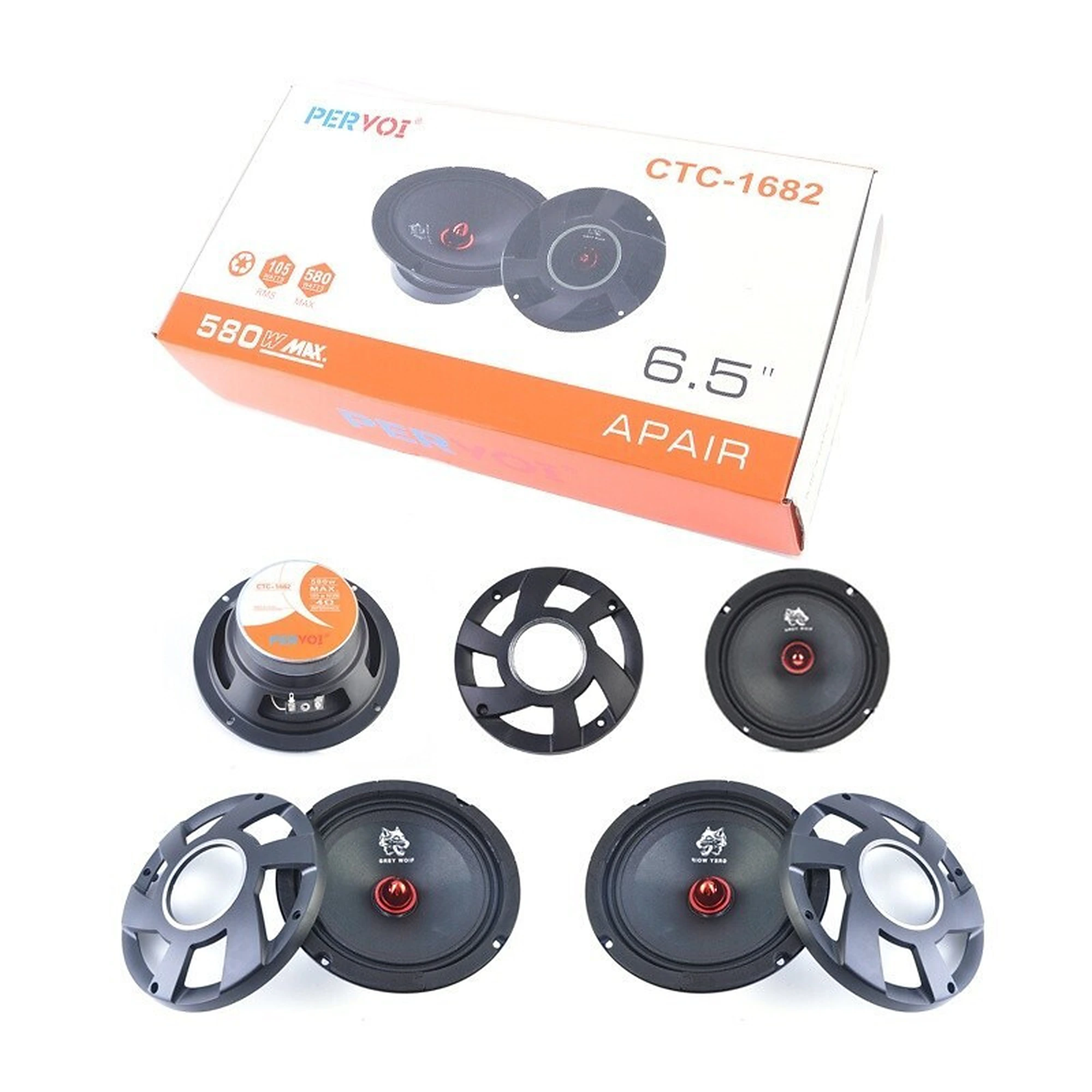 Altoparlantë për veturë PERVOI CTC-1682 6.5″ – Set 2 copë