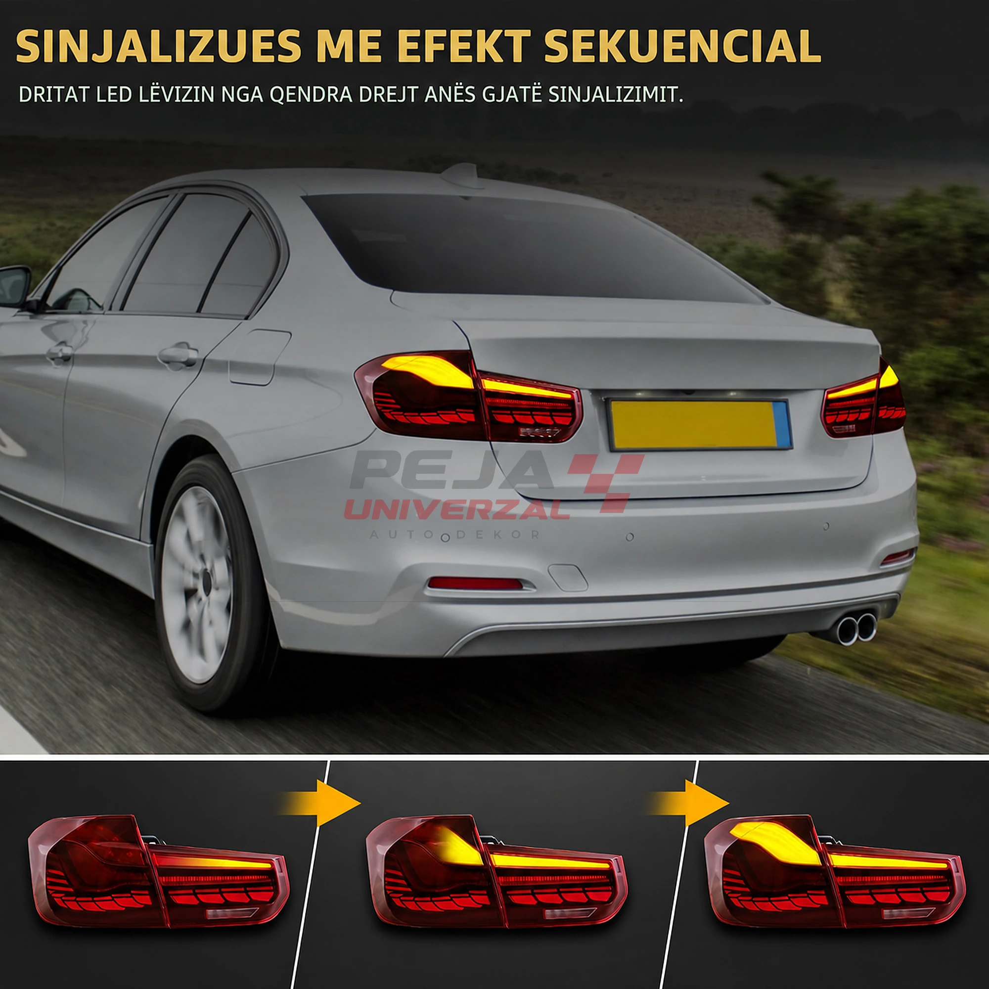 Drita të Pasme BMW Seria 3 F30 – Dragon GTS Design Plug & Play