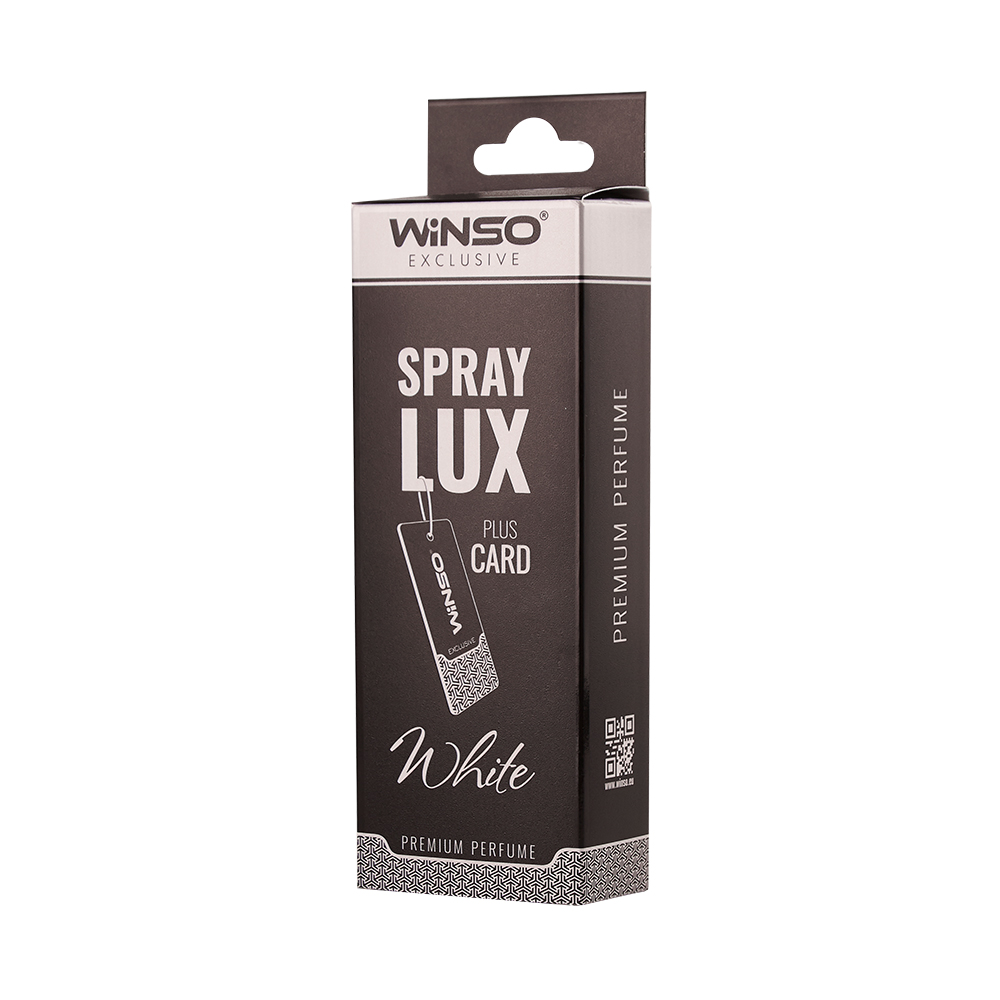 Fragrance spray WINSO Spray Lux Exclusive plus CARD – White