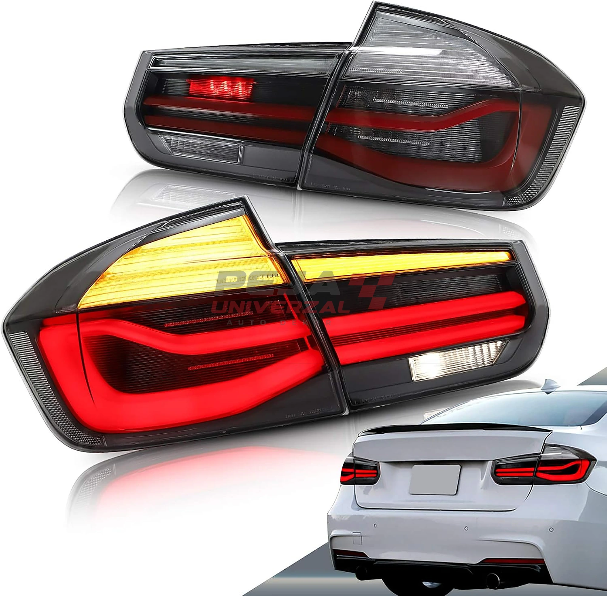 Drita të Pasme BMW Seria 3 F30 – Smoked Blackout Plug & Play