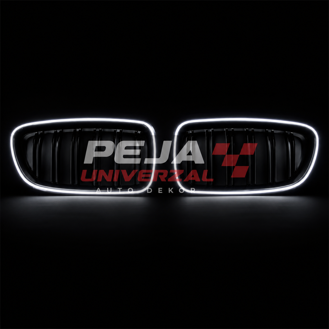 Grilla LED për BMW Seria 5 F10 – Gloss Black