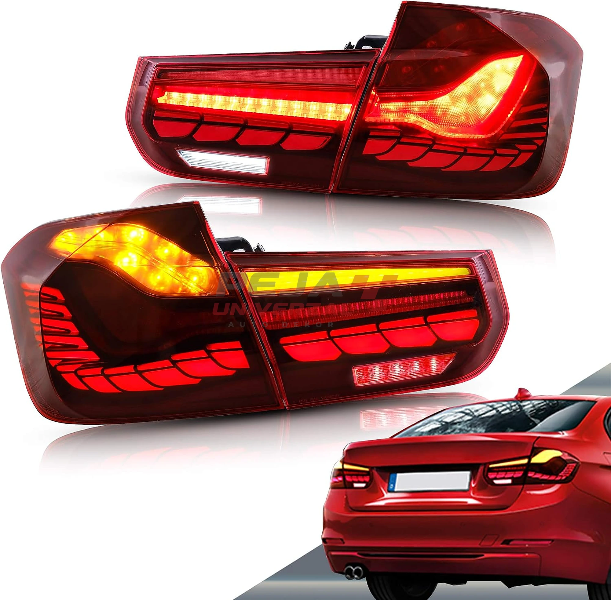 Drita të Pasme BMW Seria 3 F30 – Dragon GTS Design Plug & Play