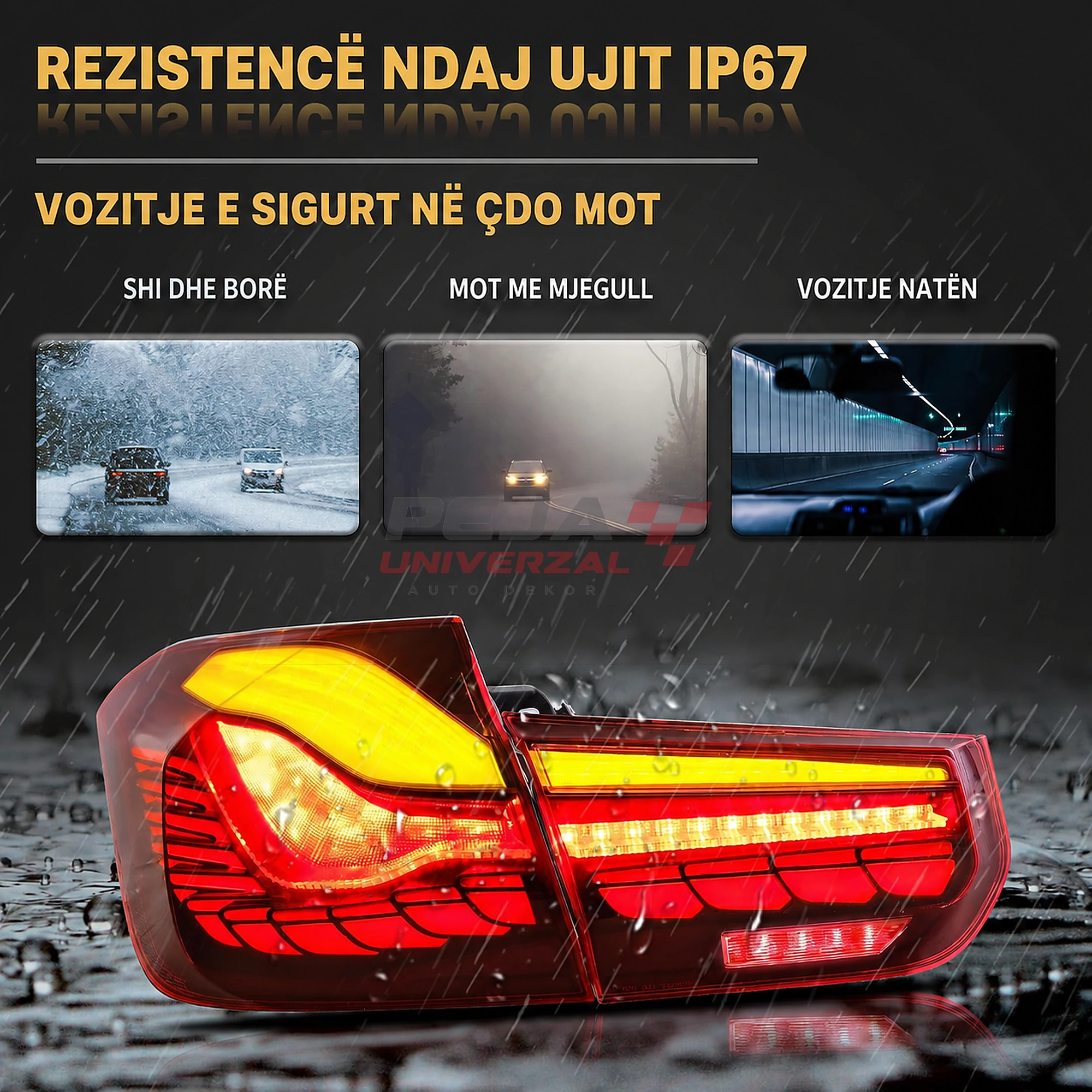 Drita të Pasme BMW Seria 3 F30 – Dragon GTS Design Plug & Play